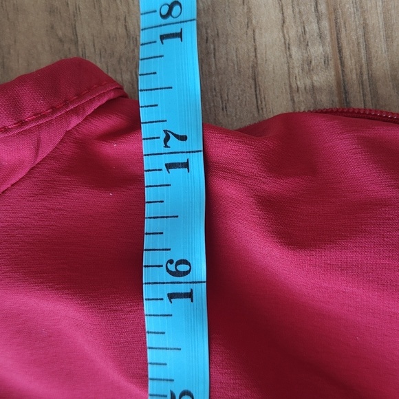 EUC Red Ruffle Blouse - Picture 4 of 7